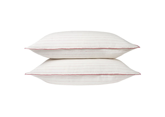Widey Stripe Lazy Linen Set of 2 Pillowcases