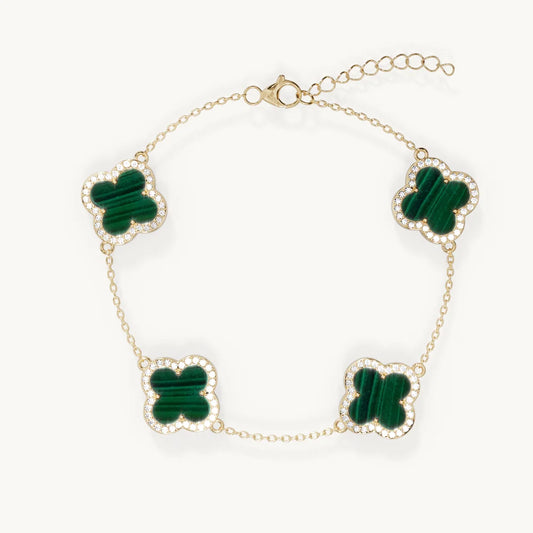 Clover diamond bracelet