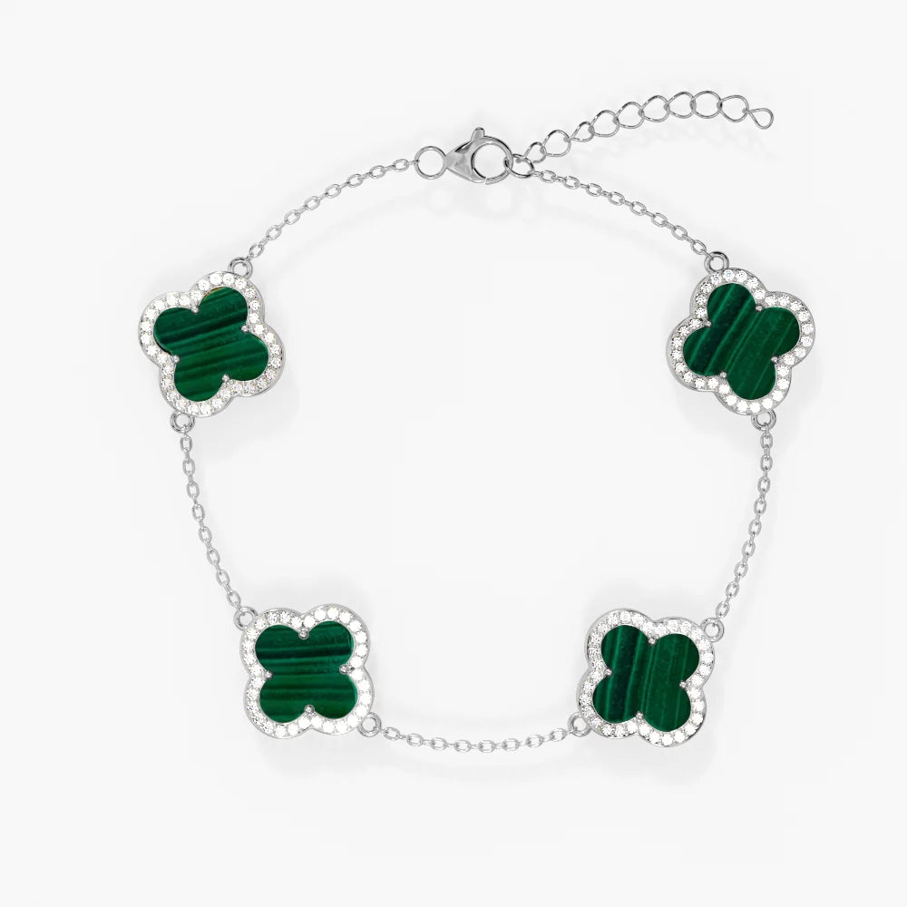 Clover diamond bracelet