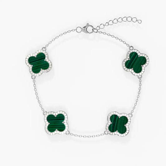 Clover diamond bracelet